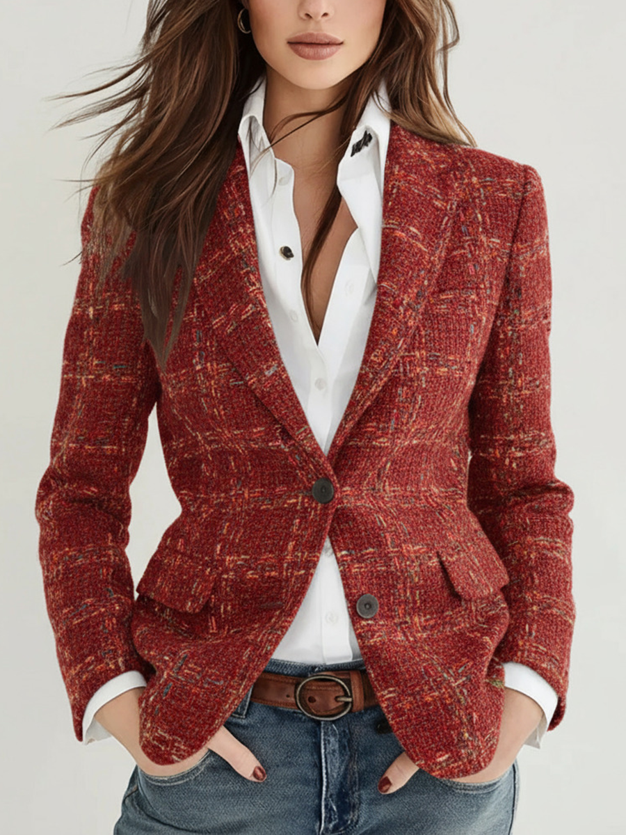 Blazer Vintage a Quadri