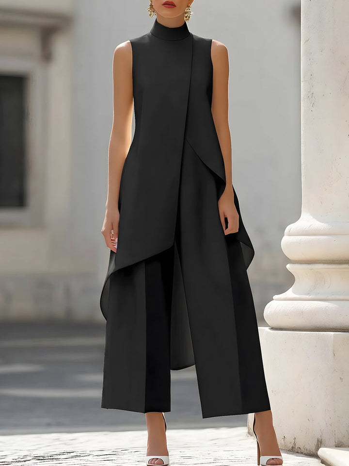 Elena™ | Completo elegante a due pezzi con pantaloni a gamba larga