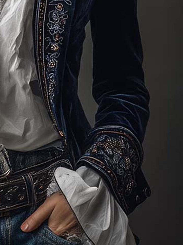Blazer di Velluto Lusso Rosalind™
