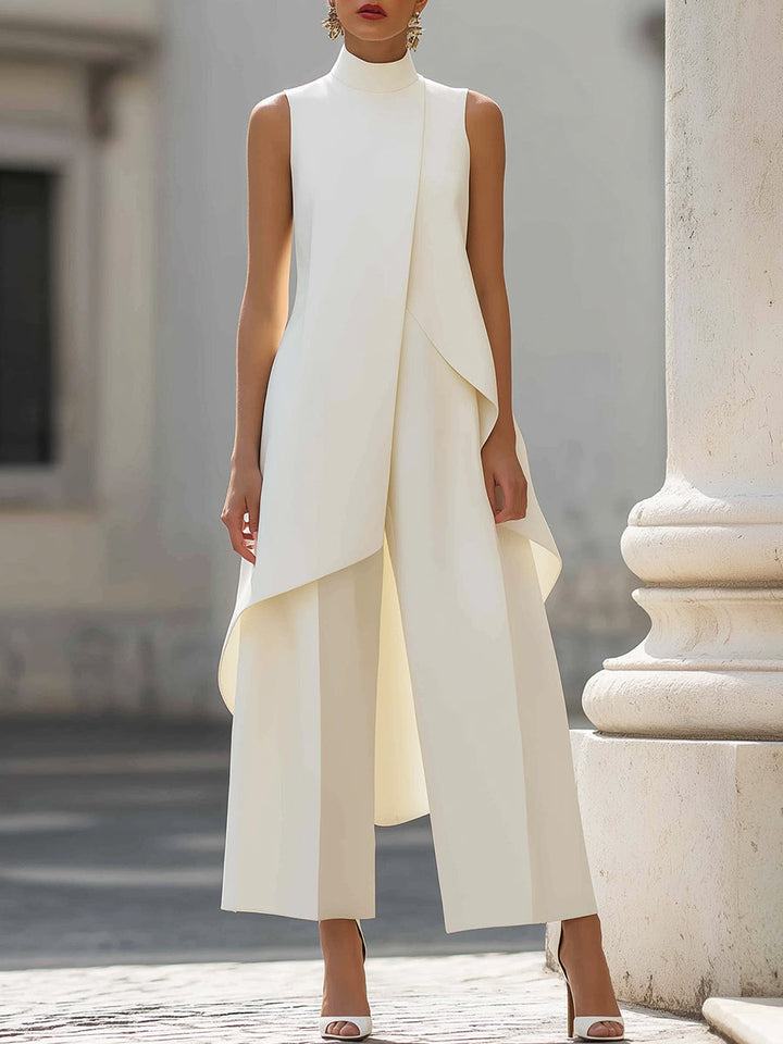 Elena™ | Completo elegante a due pezzi con pantaloni a gamba larga