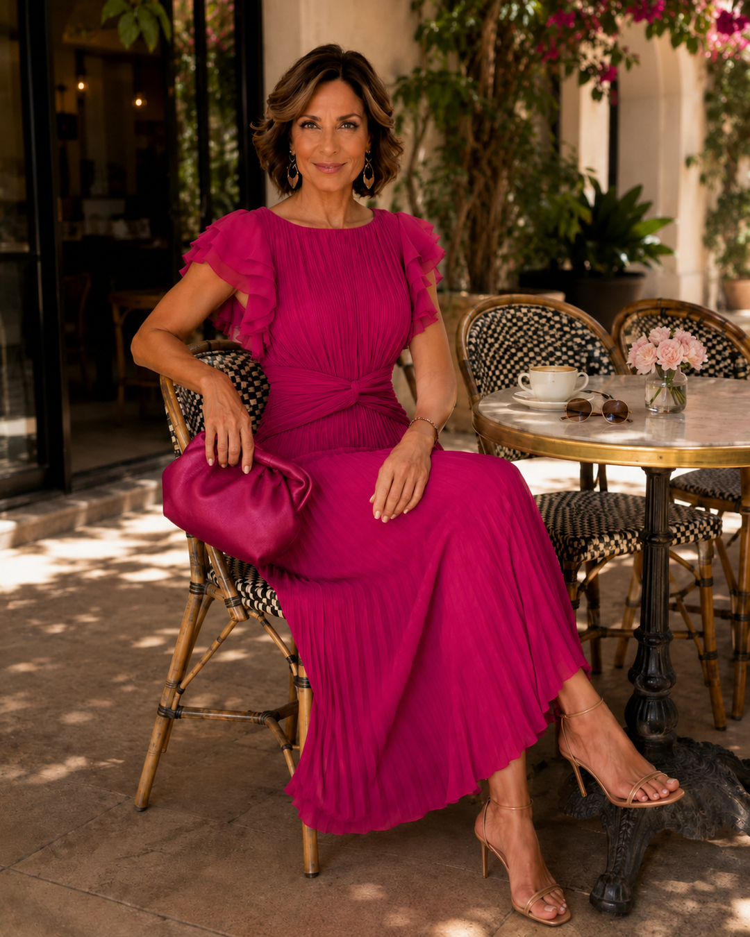Francesca™ | Abito Classico Plissettato
