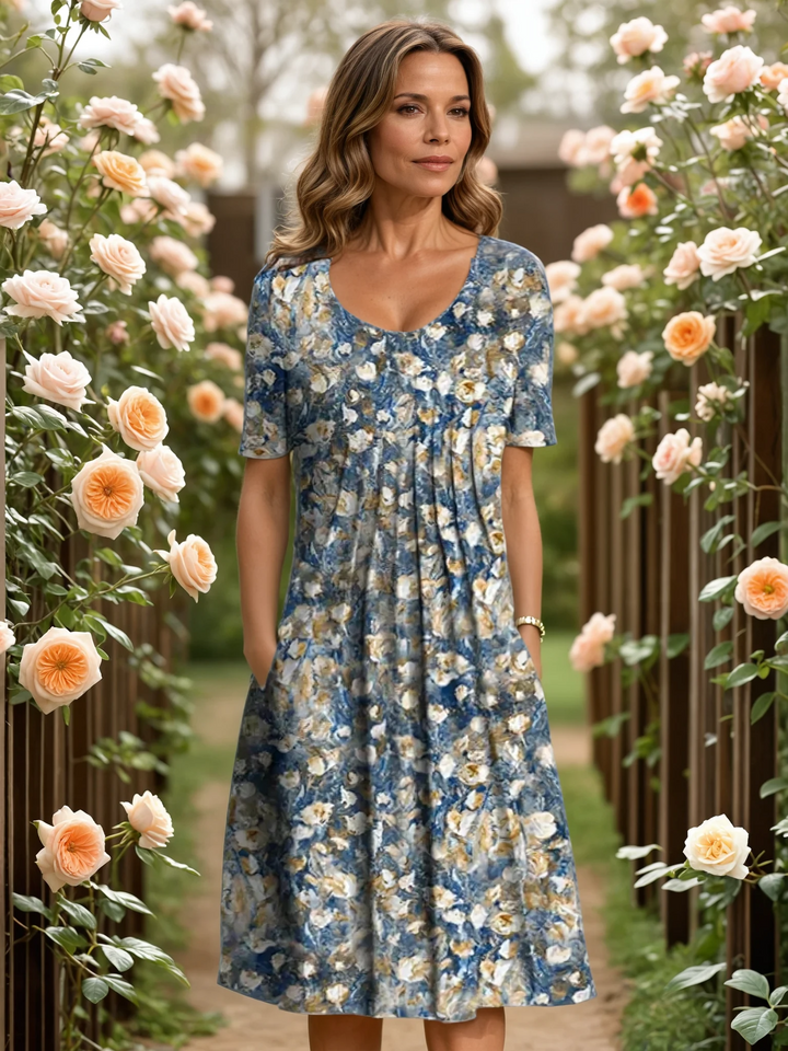 Eleonora™ | Abito Elegante con Effetto Coprente sull&