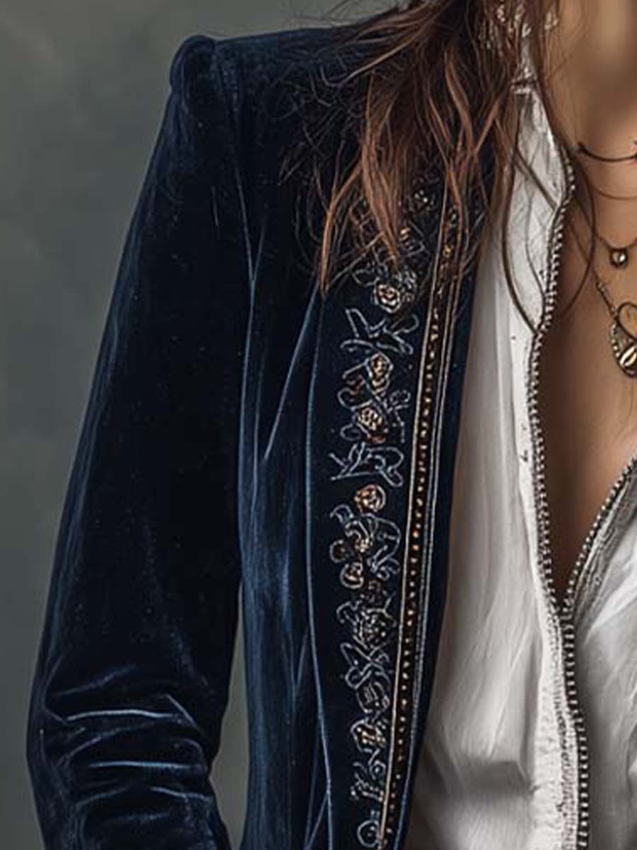 Blazer di Velluto Lusso Rosalind™