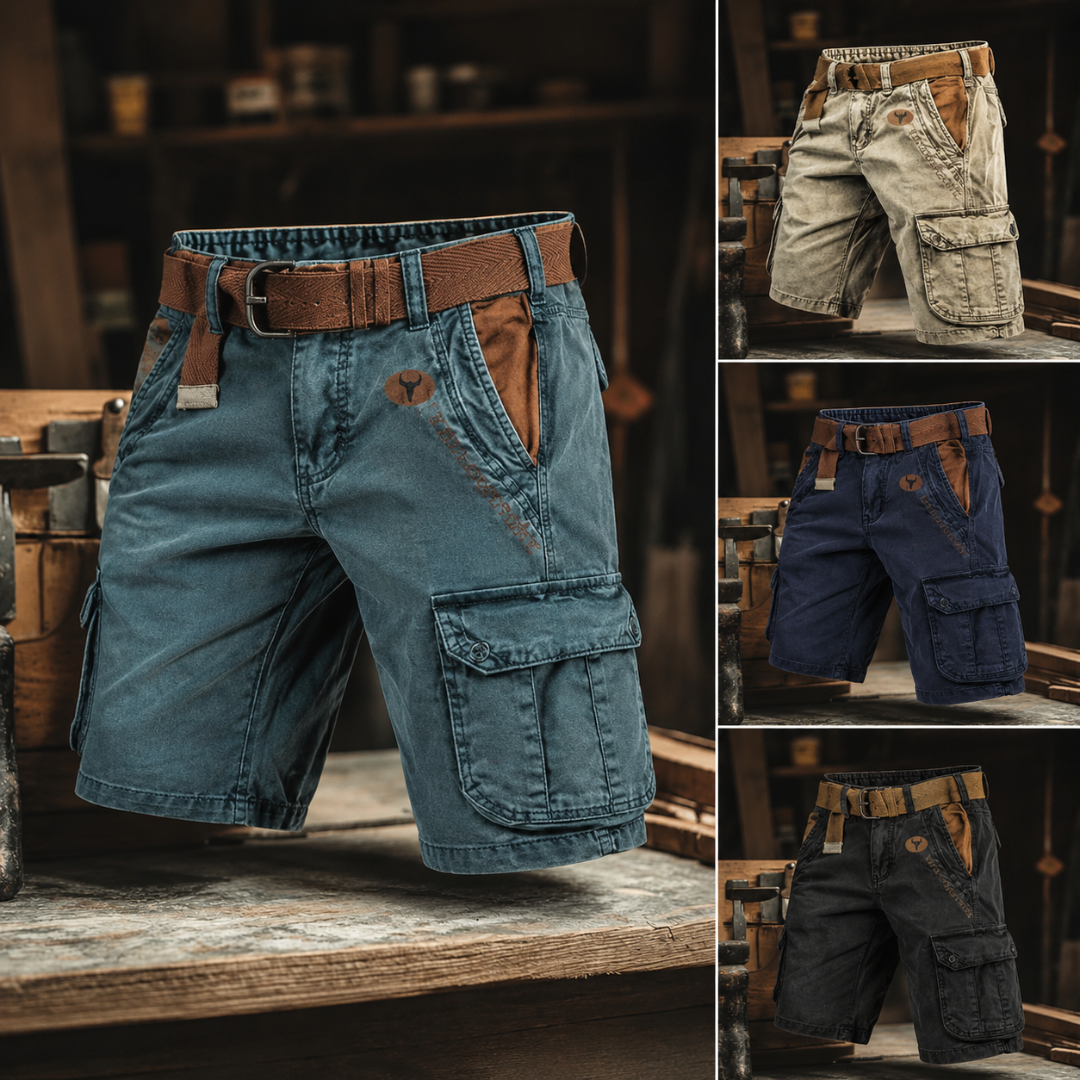 Luca™ | Pantaloncini cargo con 6 tasche