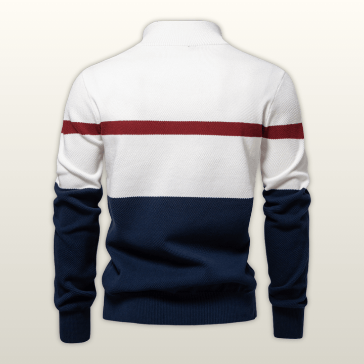 Lorenzo | Maglione a Mezza Zip Classico