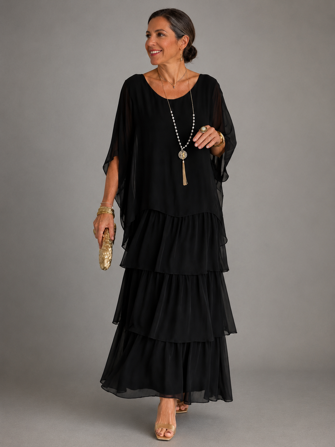 Lucia™ | Elegante Abito Maxi Fluido