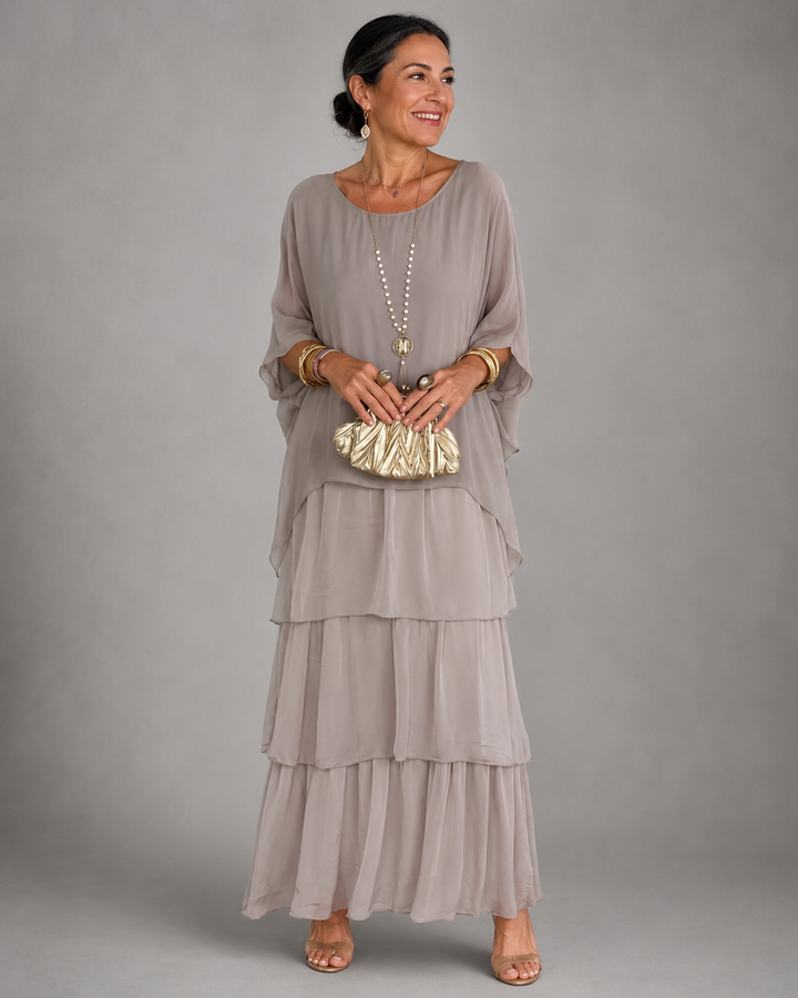 Lucia™ | Elegante Abito Maxi Fluido