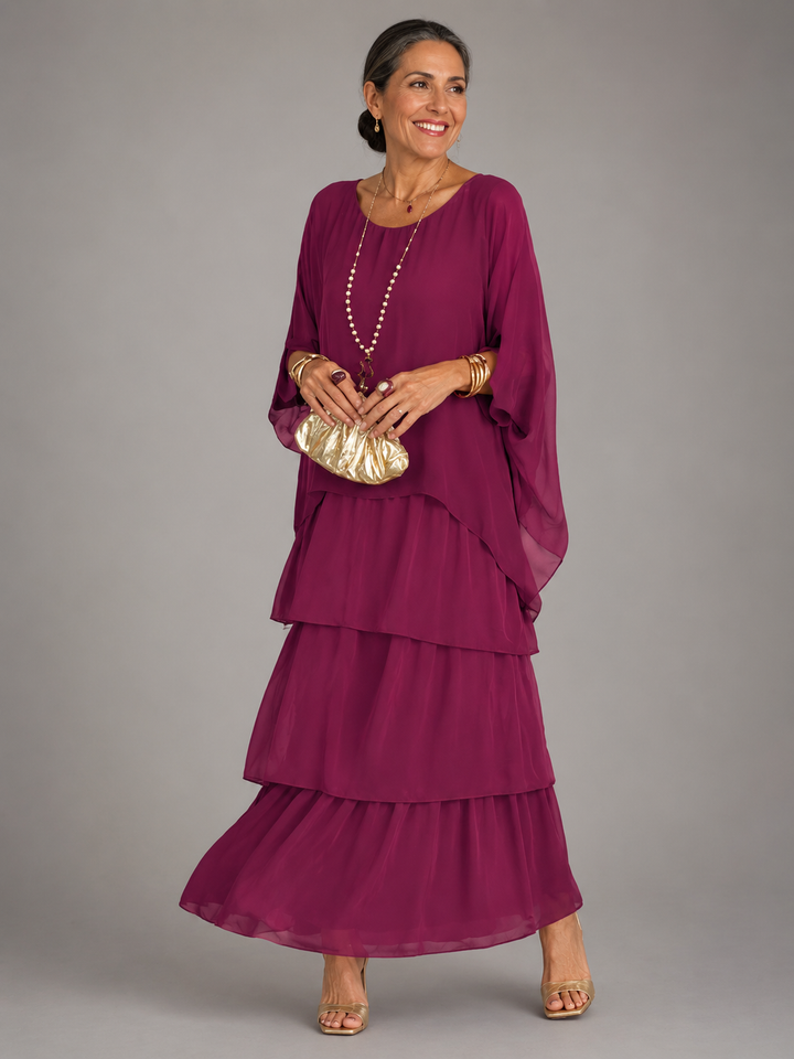 Lucia™ | Elegante Abito Maxi Fluido