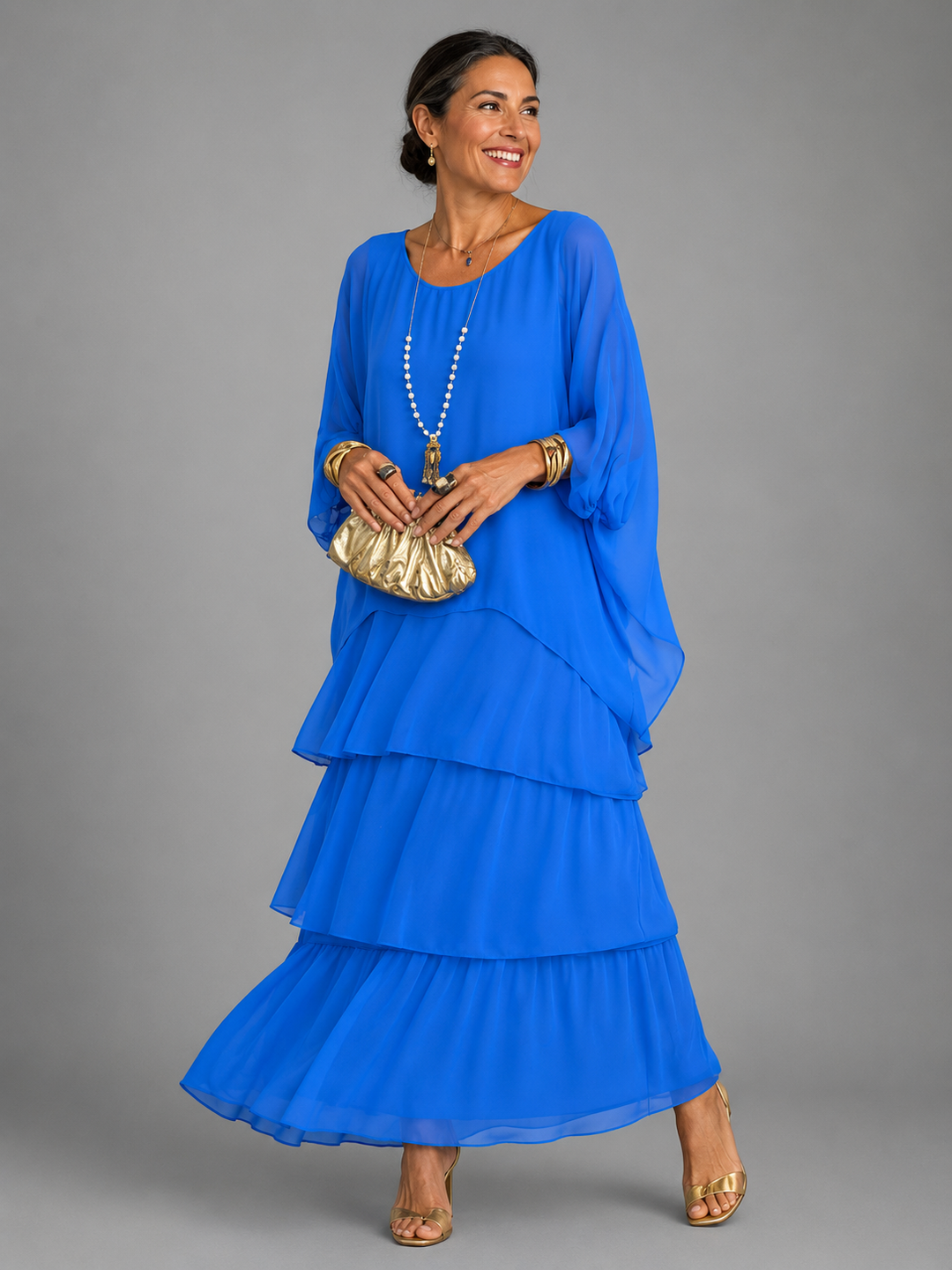 Lucia™ | Elegante Abito Maxi Fluido