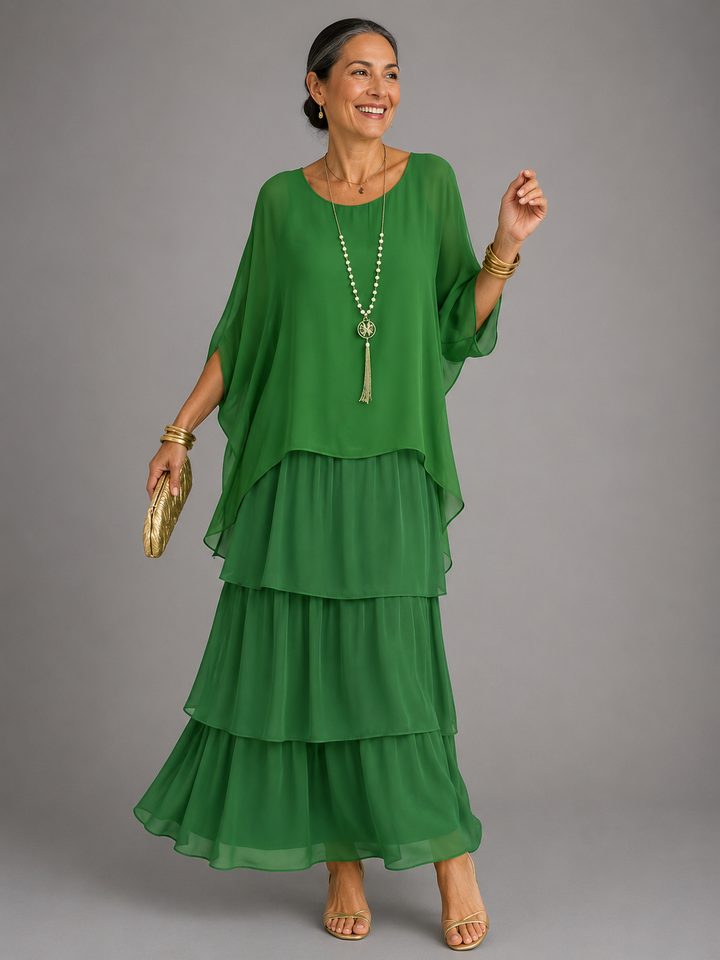 Lucia™ | Elegante Abito Maxi Fluido