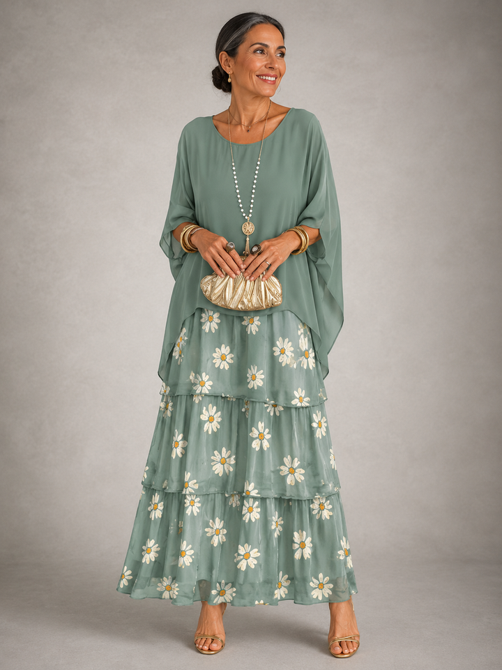 Lucia™ | Elegante Abito Maxi Fluido