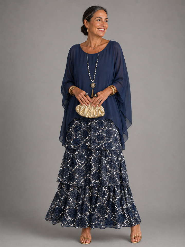 Lucia™ | Elegante Abito Maxi Fluido