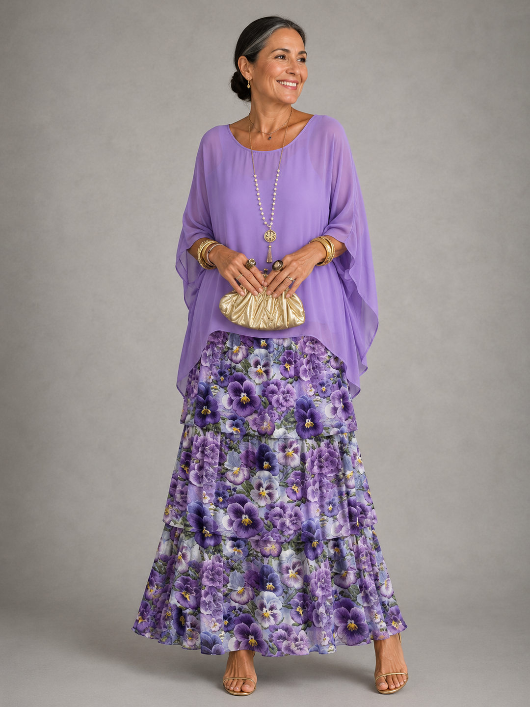Lucia™ | Elegante Abito Maxi Fluido