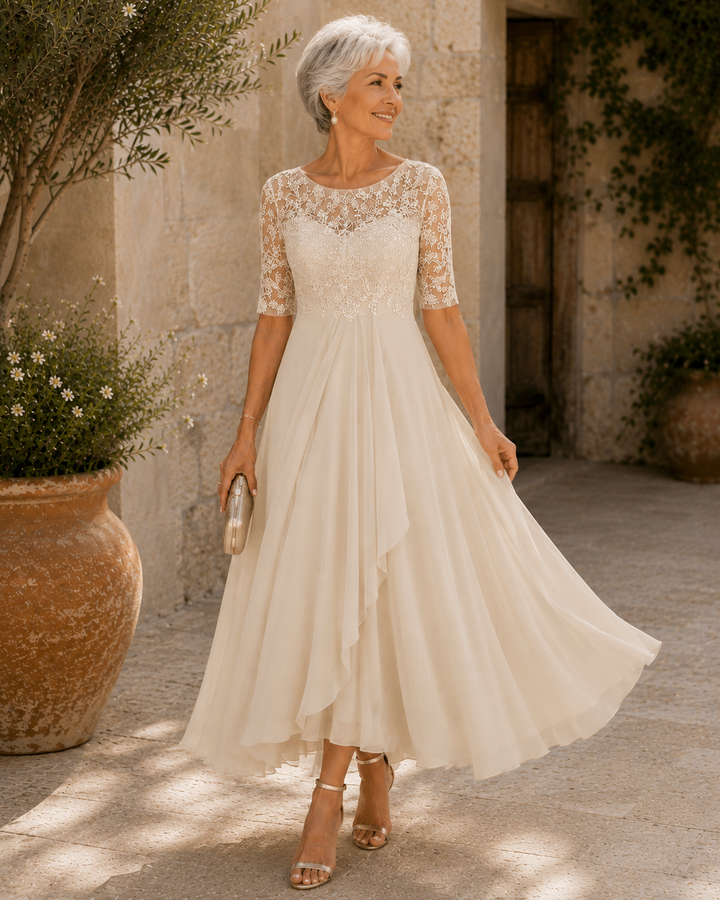 Lucia™ | Elegante Abito in Pizzo