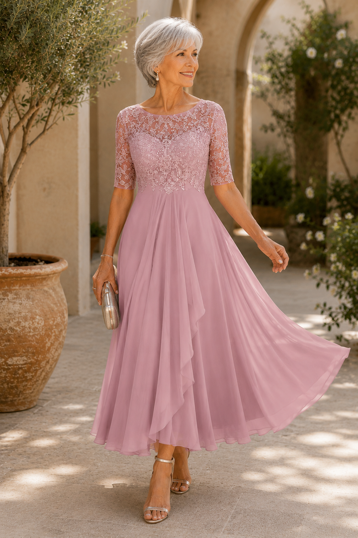 Lucia™ | Elegante Abito in Pizzo