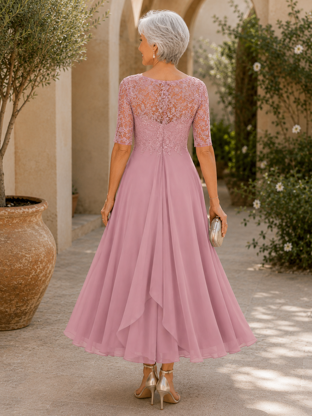 Lucia™ | Elegante Abito in Pizzo
