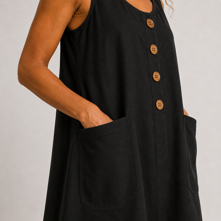 Mariella | Abito in cotone e lino