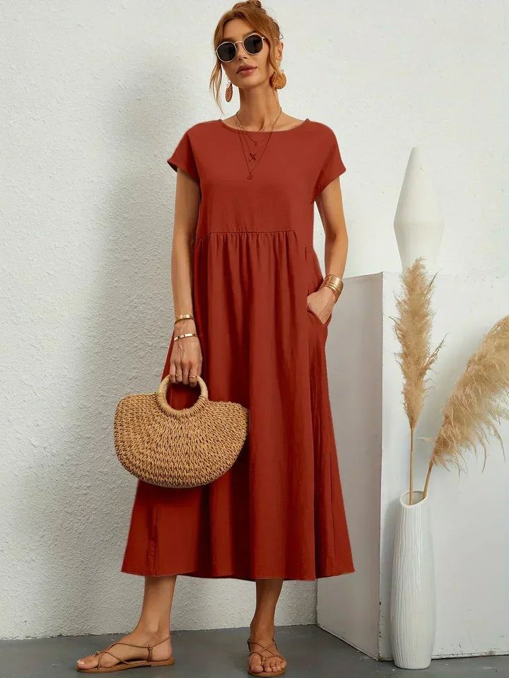 Gabrielle | Abito Midi Elegante e Fluido
