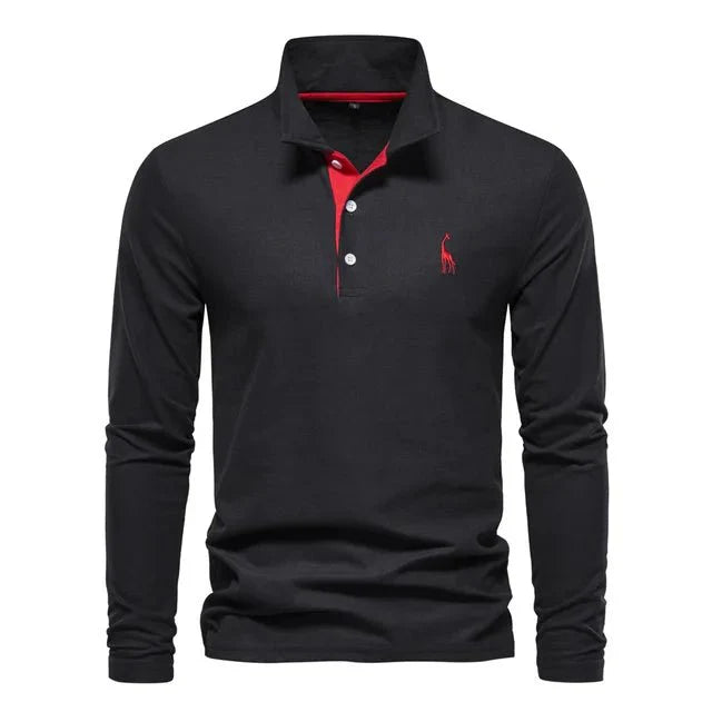 Audren | polo elegante a maniche lunghe