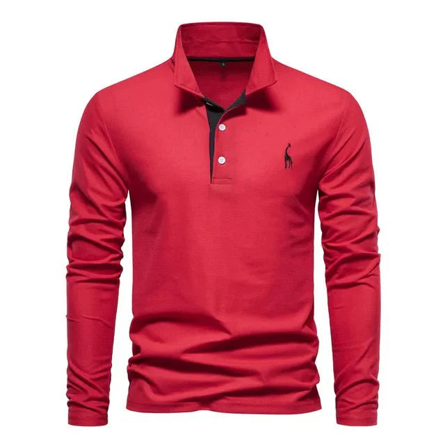 Audren | polo elegante a maniche lunghe