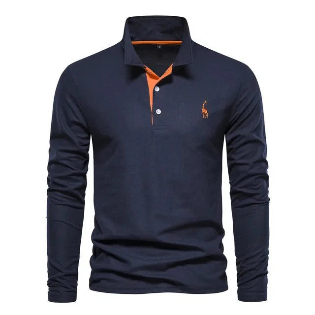 Audren | polo elegante a maniche lunghe
