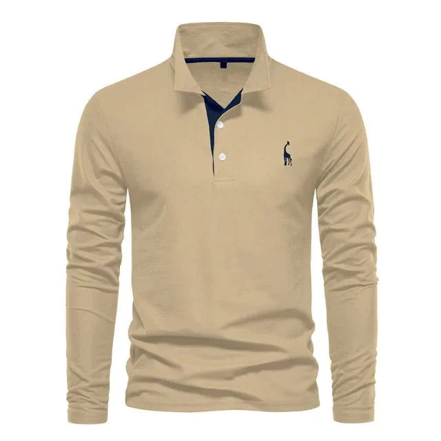 Audren | polo elegante a maniche lunghe