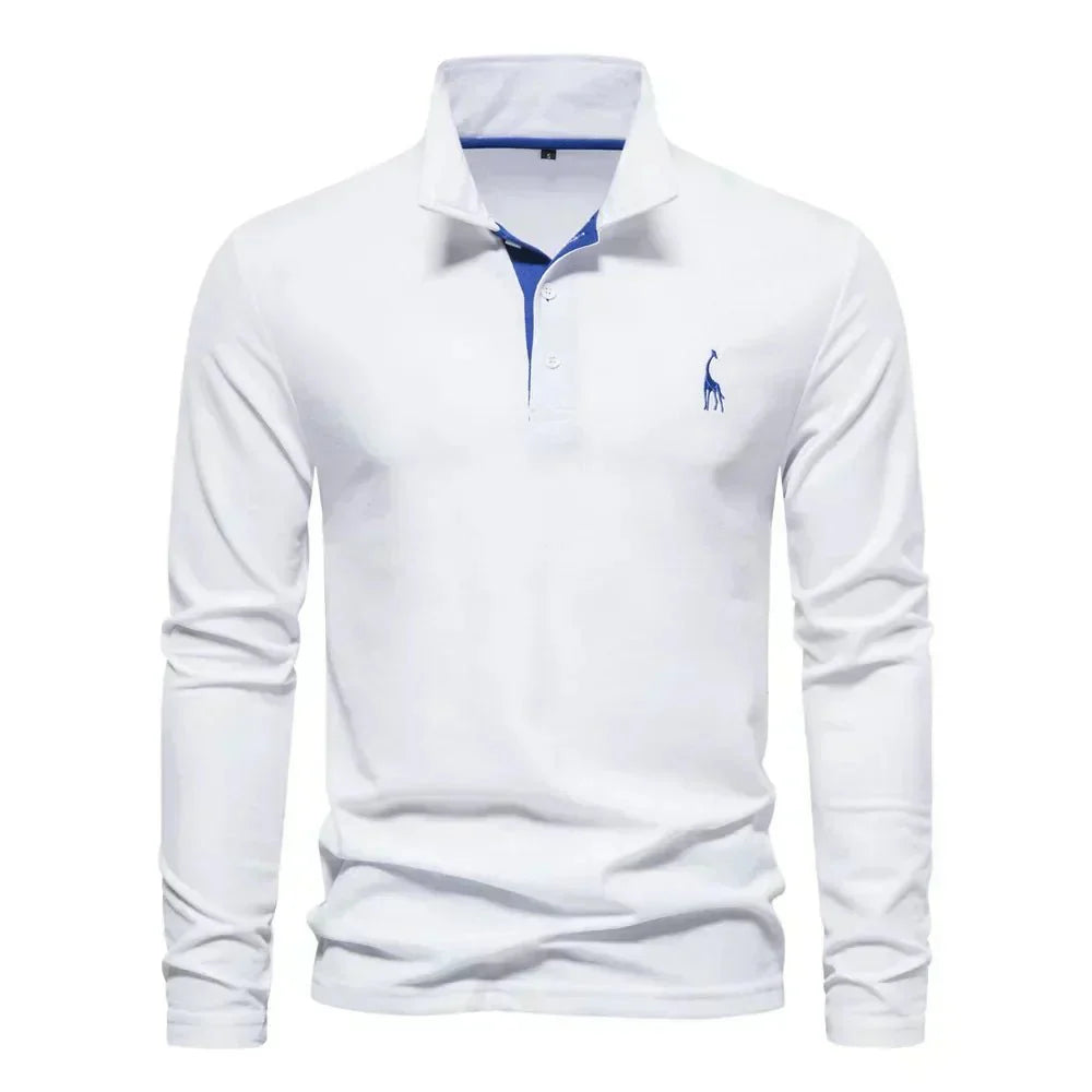 Audren | polo elegante a maniche lunghe