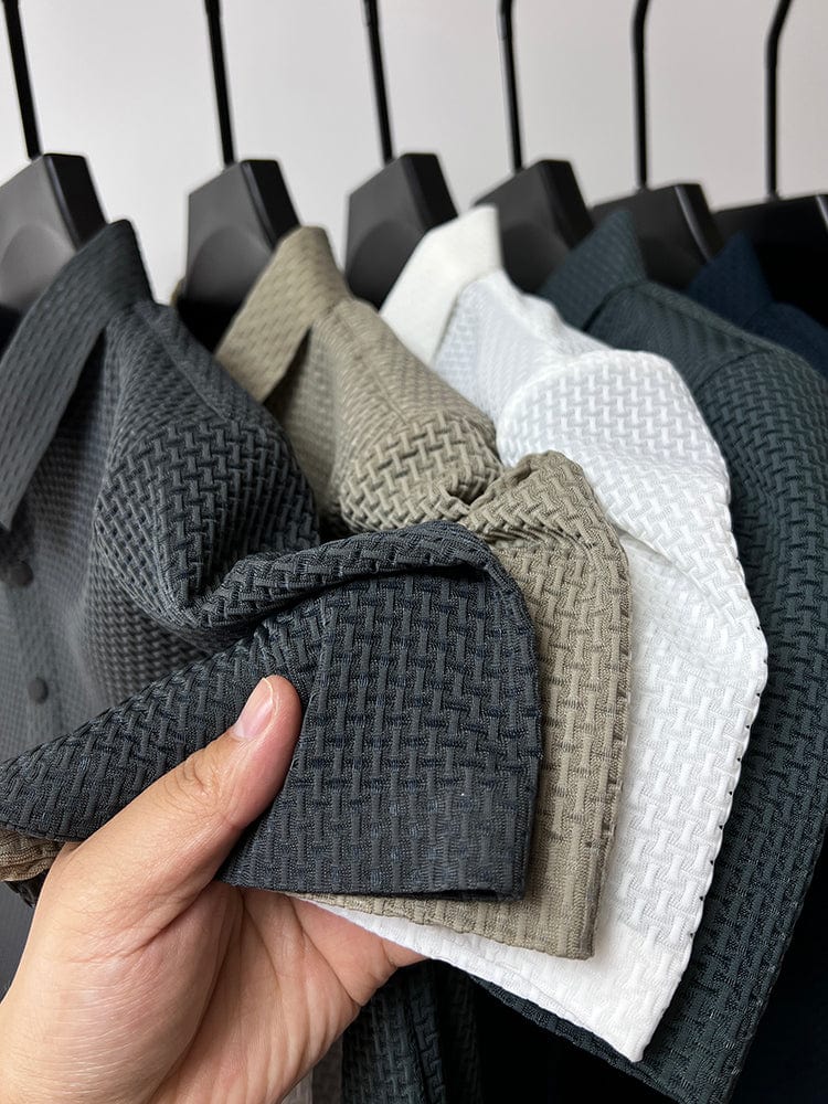 Davanté | T-shirt elegante e testurizzata per uomo
