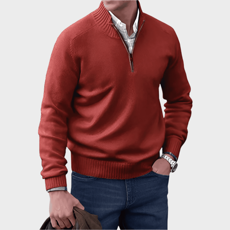 Malik | Maglione elegante con zip