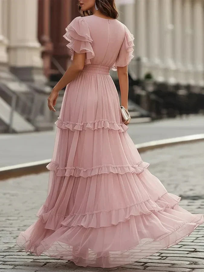 Zoe | Abito da Sposa Maxi Elegante Rosa Chiaro