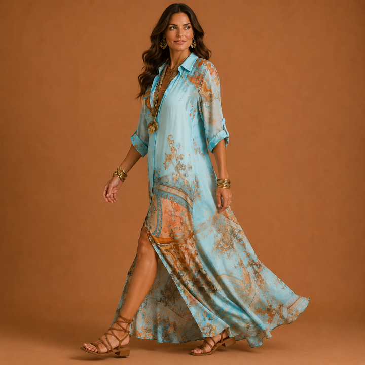MIA | Elegante abito-camicetta in stile mediterraneo