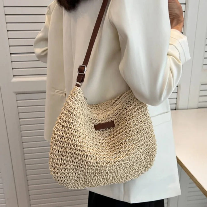 Bianca | Borsa Estiva Intrecciata