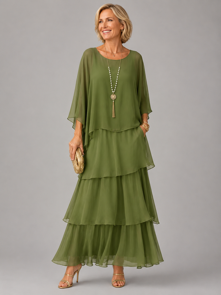 Lucia™ | Elegante Abito Maxi Fluido