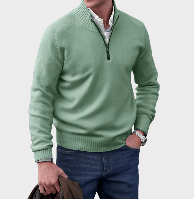Malik | Maglione elegante con zip