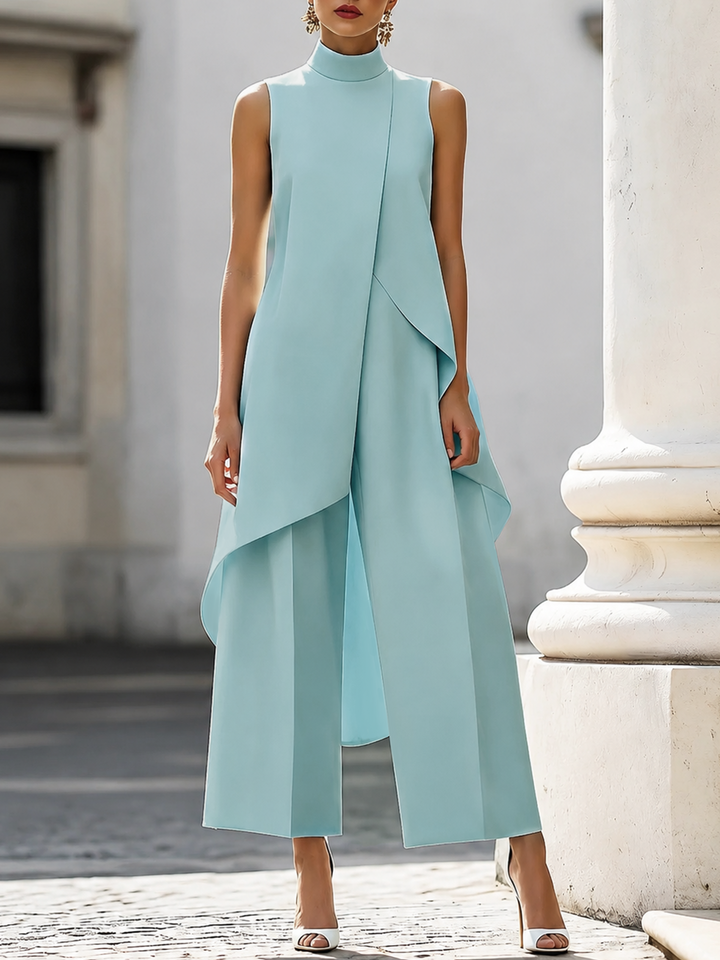 Elena™ | Completo elegante a due pezzi con pantaloni a gamba larga