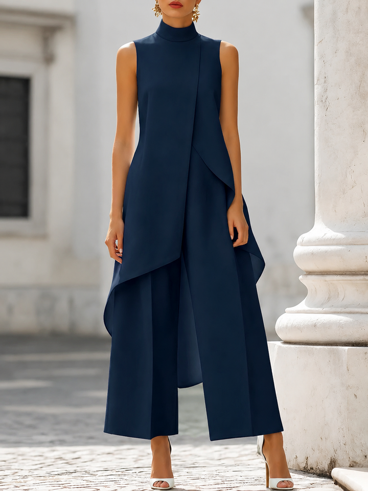 Elena™ | Completo elegante a due pezzi con pantaloni a gamba larga